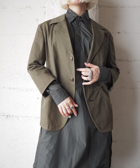 Y's Ribbed Design Tailored Jacket KA