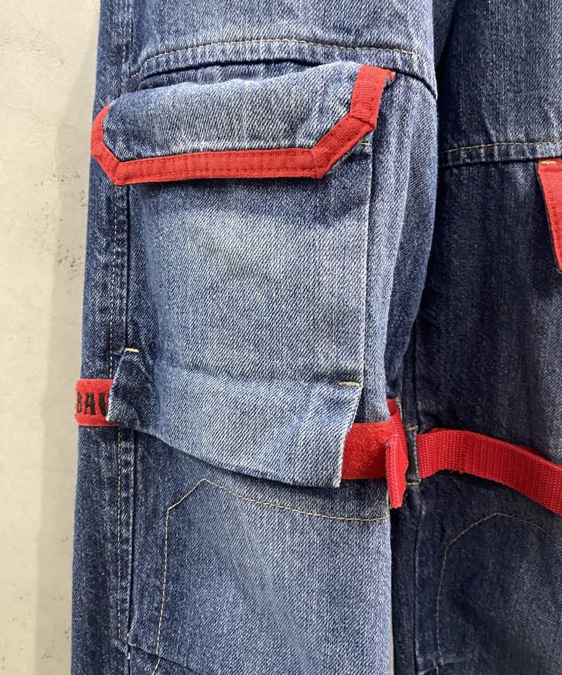MARITHE FRANCOIS GIRBAUD Tape Design Denim Shut