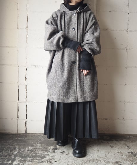 Tweed Long Rib Jacket BKWH