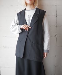SAG HARBOR Double Pocket Vest BK