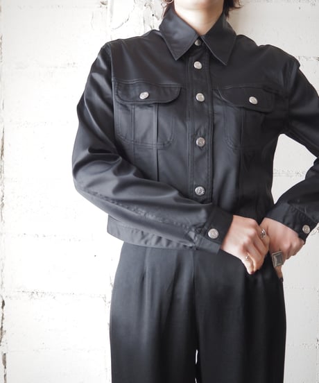 J&ANS DOLCE&GABBANA Satin Jacket BK