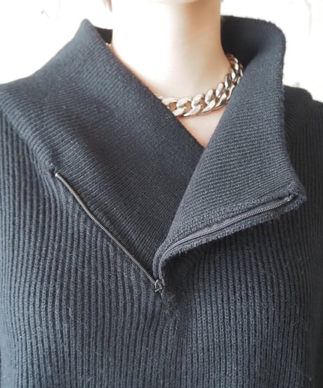 Zip Shawl Collar Sweater NV