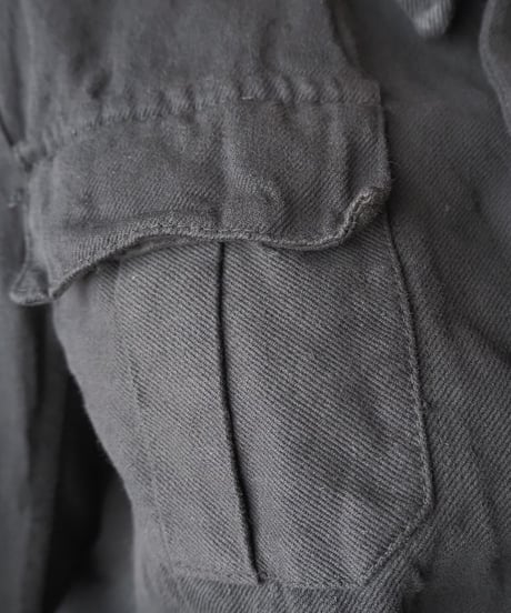 Italy Military Double Pocket Short Jacket BK