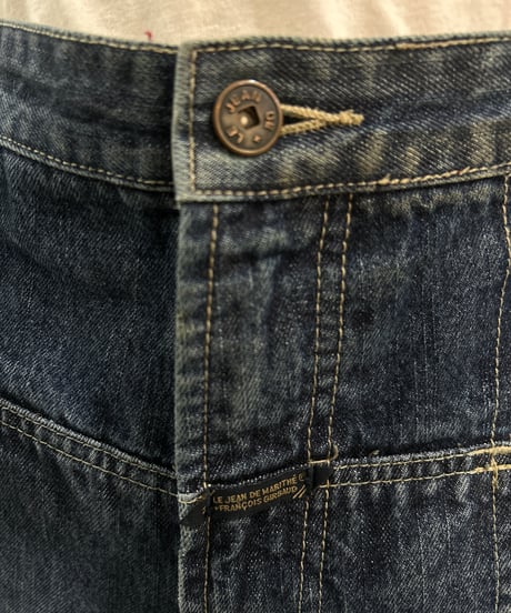 MARITHÉ FRANÇOIS GIRBAUD Switching Design Denim Pants (W35) BL