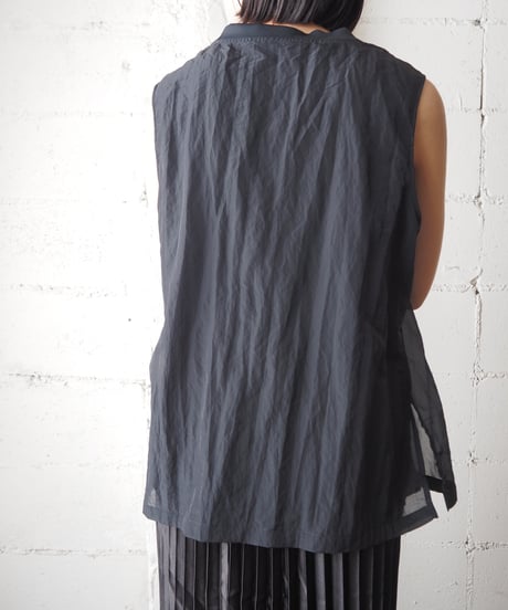 NIKE Side Slit Nylon Vest BK