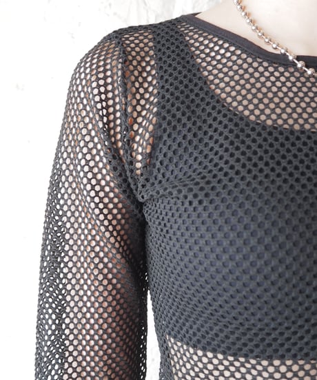 Long Mesh Cutsewn BK