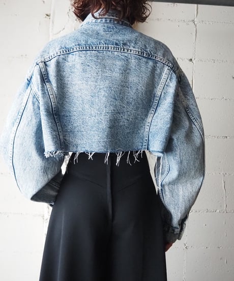 Lee Chemical Wash Short Denim Jacket BL
