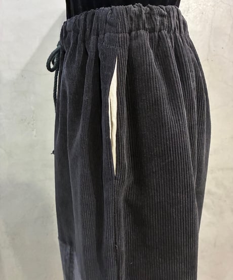 REMAKE Corduroy Patchwork Pants BK