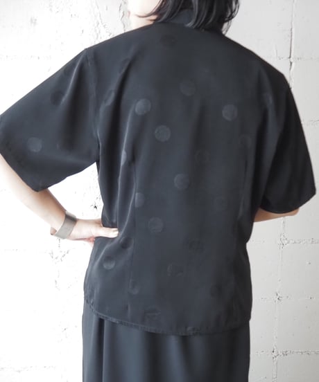 Shadow Dot China Shirt BK