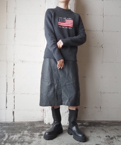 POLO JEANS Co. Flag Motif Knit DGR