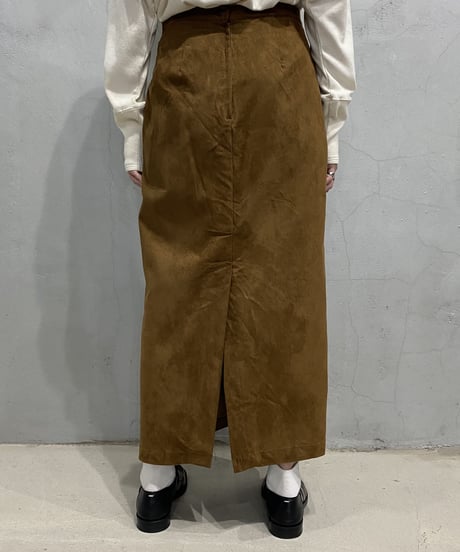 Fake Suede Tight Skirt BR