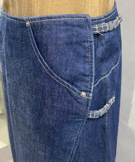 Levi's ENGINEERED Wrap Long Skirt BL