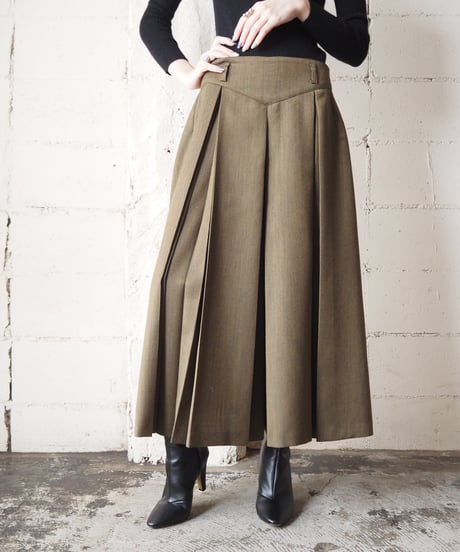 1970~80's Pleated Wide Pants KA
