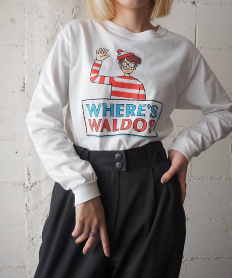 WHERE'S WALDO? L/S Tee WH