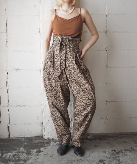 Mes Demoiselle High Waist Leopard Pants BE