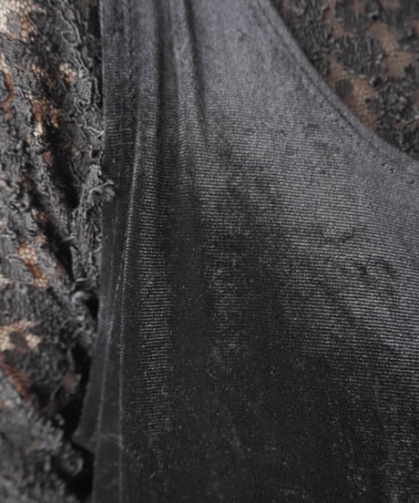 Sleeveless Velour Dress BK