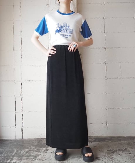 Helsinki Ringer Tee WH BL
