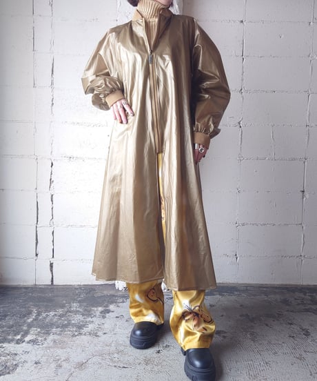 Zip Up Vinyl Coat GO