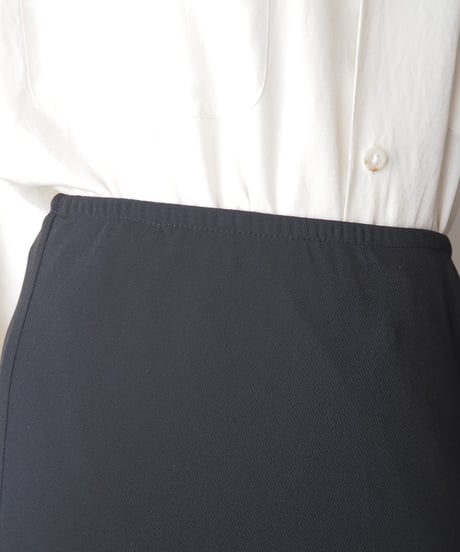 Triangle Raffle Hem Mermaid Skirt BK