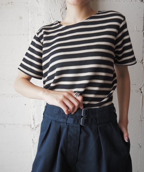 Rib Border Tee BKBE