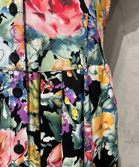 F/S Flower Pattern Dress BKPI