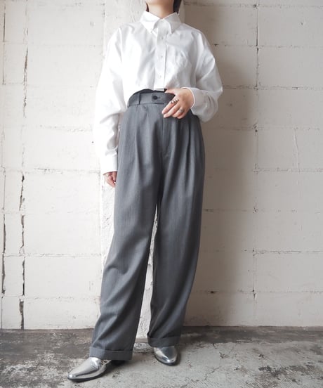 Tuck Wide Pants GR