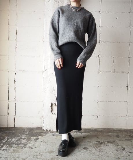 Mix Yarn Angora Mix Sweater GR
