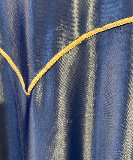 1970's Satin Western Shirt BL