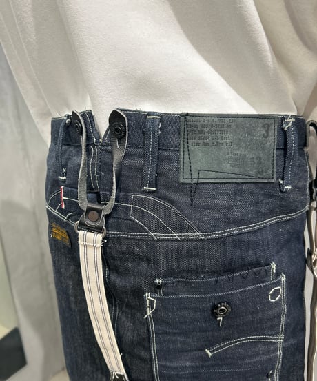 G-STAR ORIGINAL RAW Denim Mini Skirt with Suspenders DNV