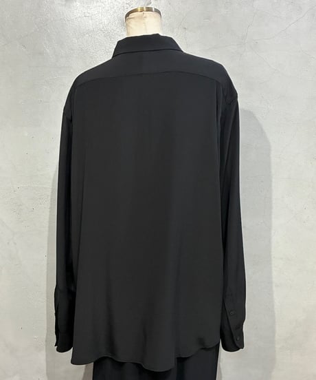 LAUREN Ralph Lauren L/S Silk Shirt BK