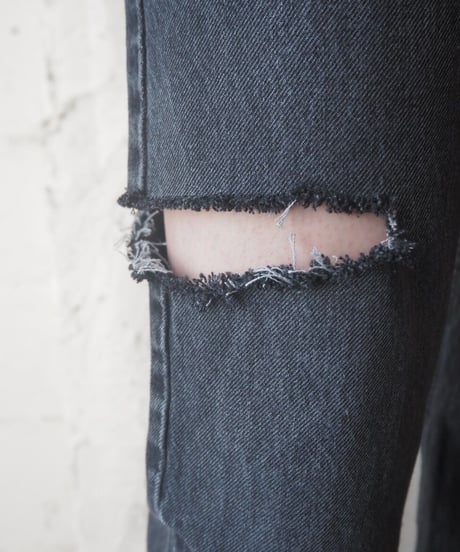 ORFEO REMAKE Levi's502 Slashed Denim BK