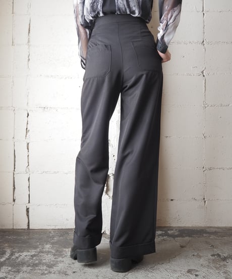 Double Hem Marine Pants BK
