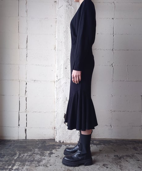 Mermaid Cutsewn Dress BK