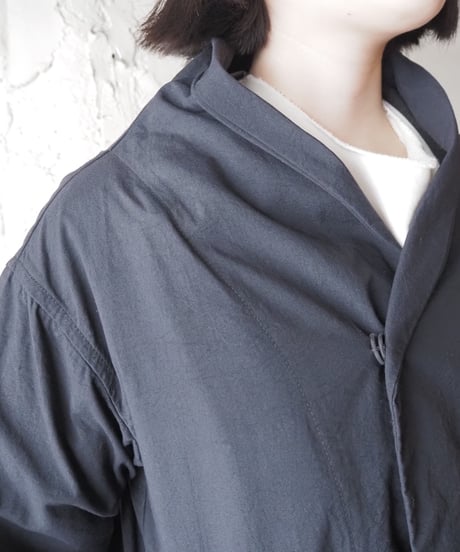 Plantation Shawl Collar Coat BK