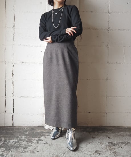 Glen Check Tight Skirt GRBR