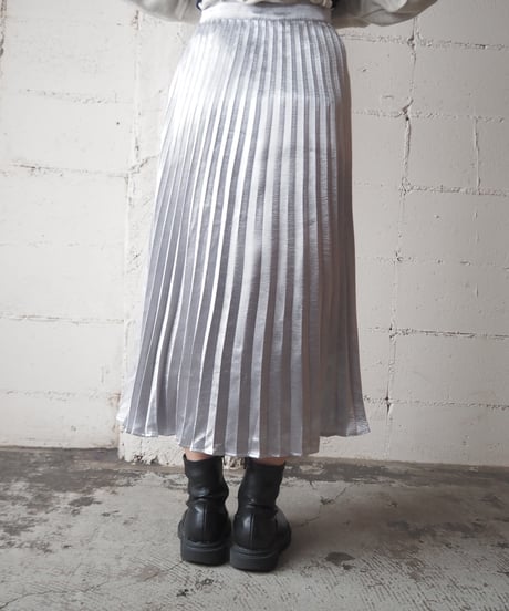 DKNY Satin Pleats Skirt SV