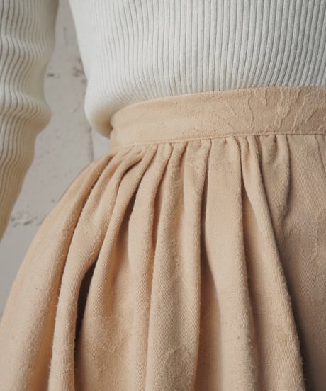 COMME des GARÇONS Floral Jacquard Flared Skirt BE
