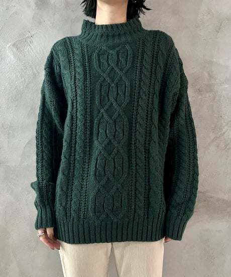 Cable Crew Neck Knit GN
