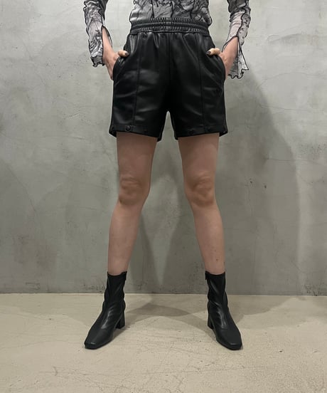 adidas Multi Way Fake Leather Pants BK