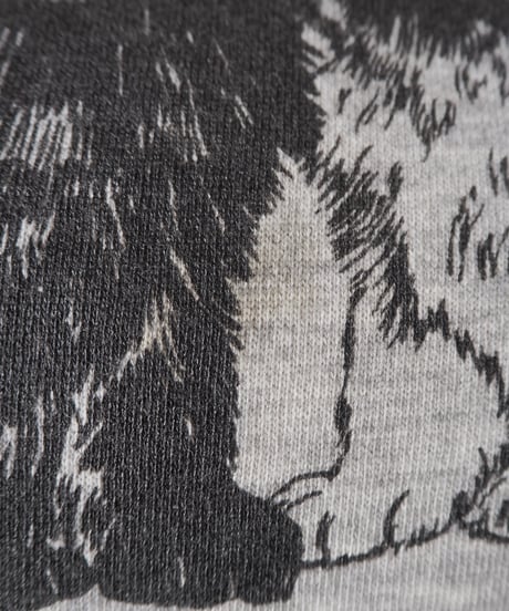 2Dog Print Shfrt Sleeve Sweat GR