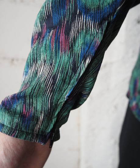 emanuel ungaro Feather Pattern Design Shirt GN