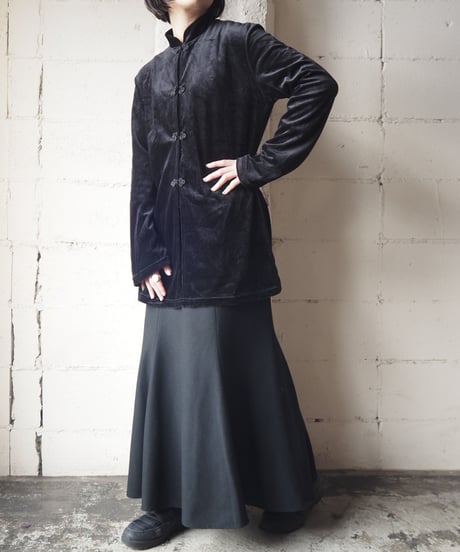 Velour China Shirt BK