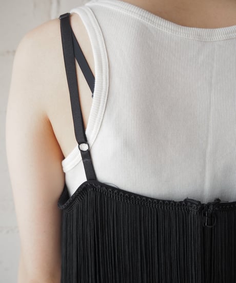Fringe Design Camisole BK