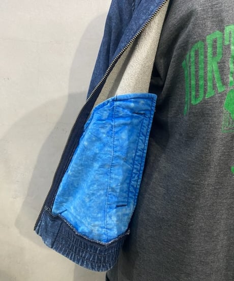 adidas Zip Up Denim Jacket BL