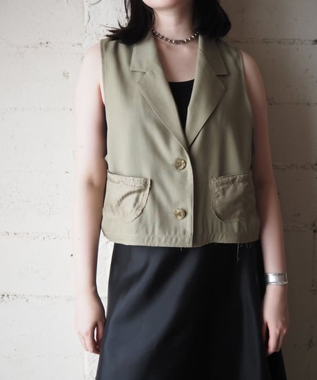 REMAKE SAG HARBOR Cropped Vest KA