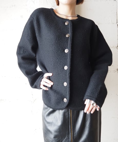 Tyrolean Knit Cardigan BK