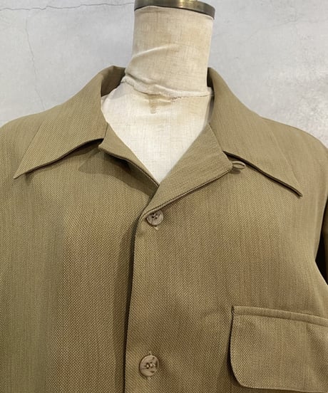 L/S Open Collar Shirt BE