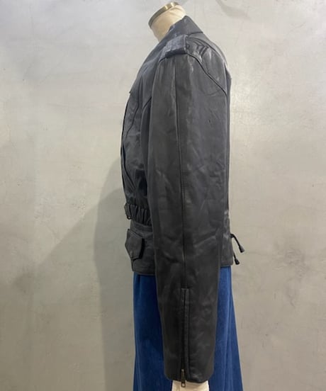 Back Lace Up Leather Riders BK