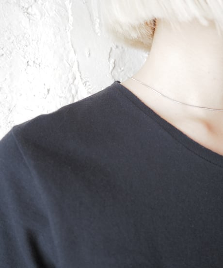 nil&mon Karl Lagerfeld Leather Face Tee BK
