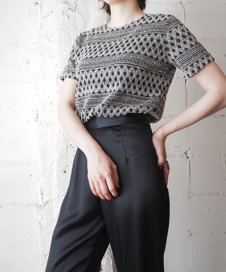 Sheer × Pattern Cutsewn BKBE